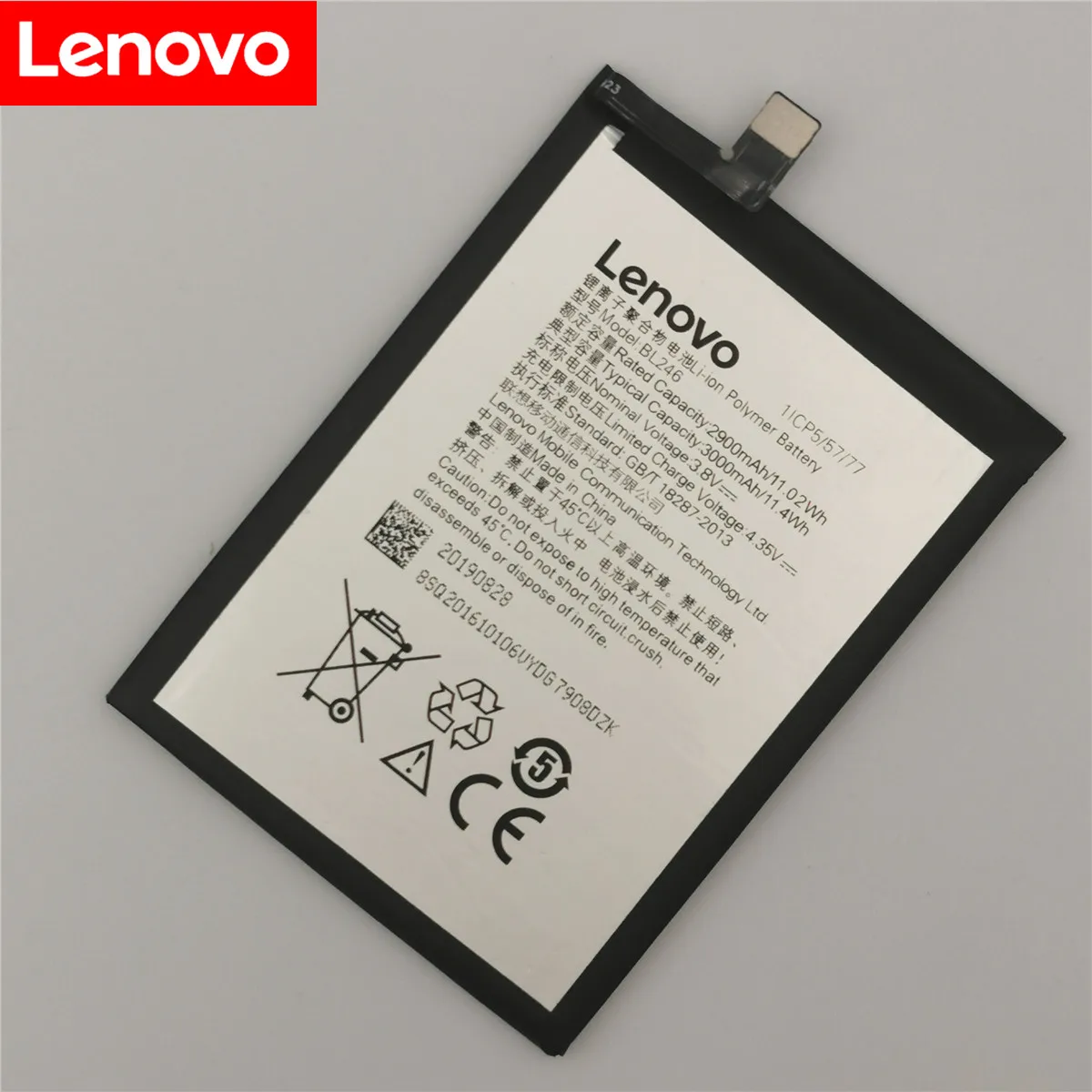 100% оригинальная новая батарея для Lenovo Z90 BL246 Vibe Shot Z90A40 7 3000 мАч аккумуляторная
