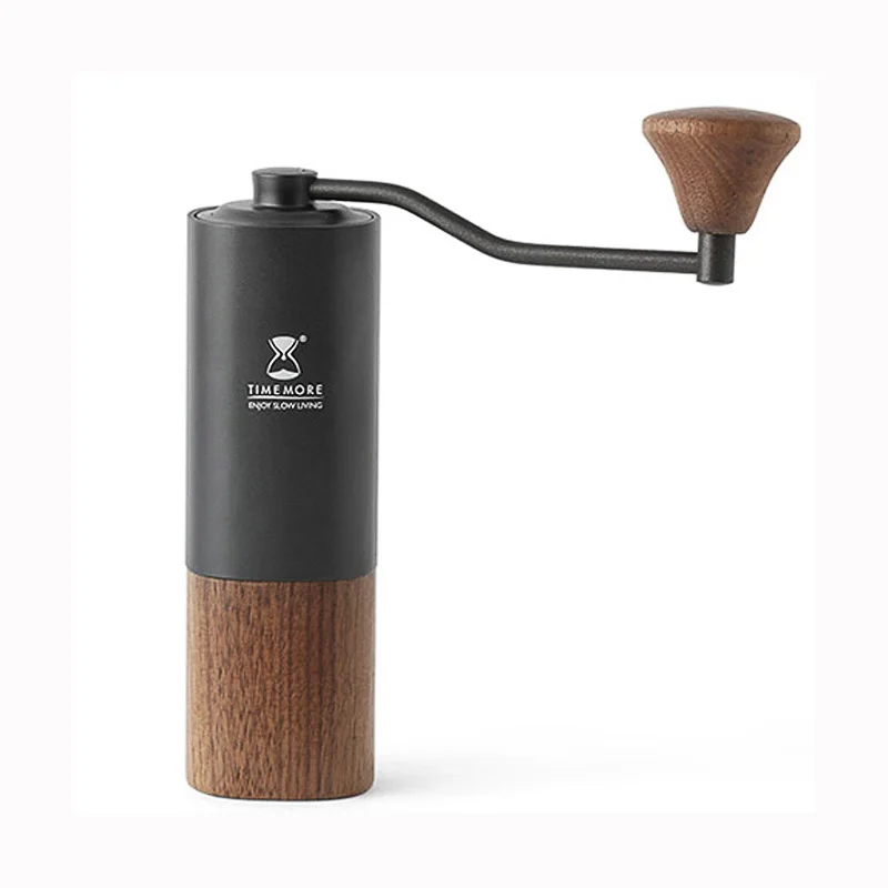 Timemore-molinillo de caf&eacute; con mango G1, n&uacute;cleo de molienda, rebaba de recubrimiento de titanio, actualizaci&oacute;n, s&uacute;per manual-5