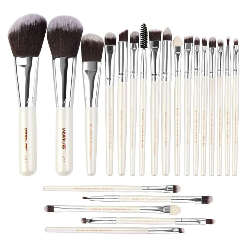 Набор кистей для макияжа профессиональная искусственная основа из 22
