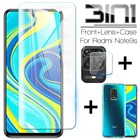 Защитная пленка для экрана Xiaomi Poco X3 X 3 NFC Redmi Note 9s 10 9 Pro, Защитное стекло для объектива камеры Redmi Note 9 s