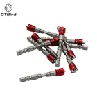 Набор насадок для отвертки PH2, комплект из 5 магнитных насадок из стали S2 с шестигранной головкой 14 дюйма, с противоскользящим покрытием, 5 шт.