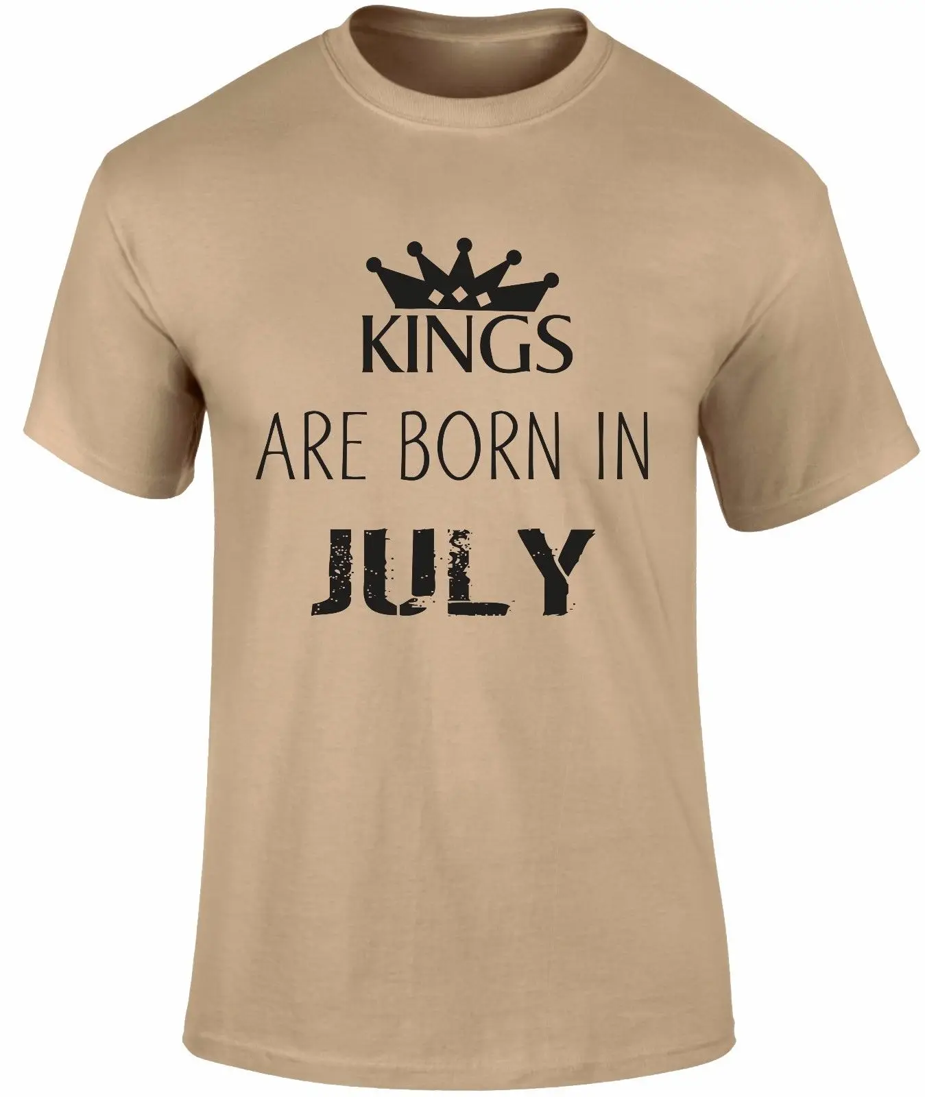 Модные Для мужчин футболка Бесплатная доставка Kings рождаются в день рождения
