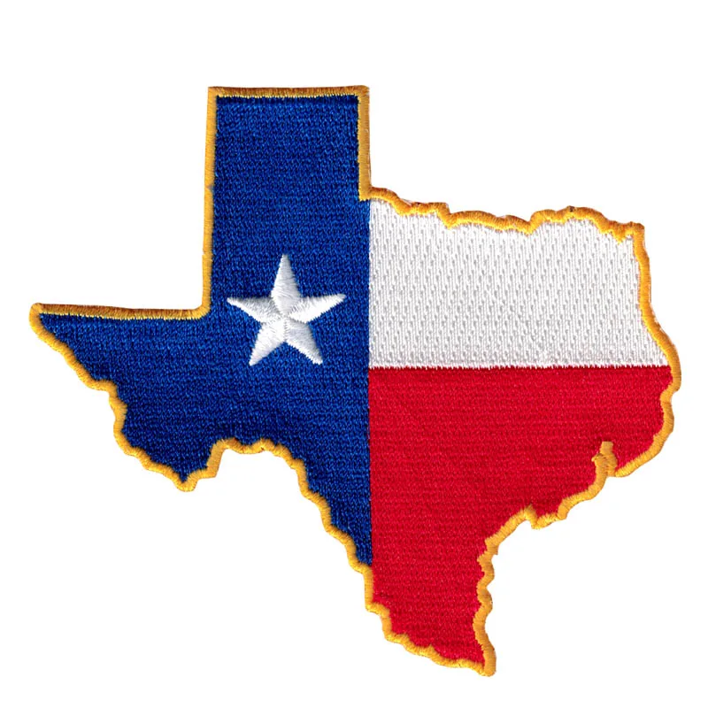 3 8 ''флаг штата Техас вырез South TX одинокая звезда вышитый утюгом патч |