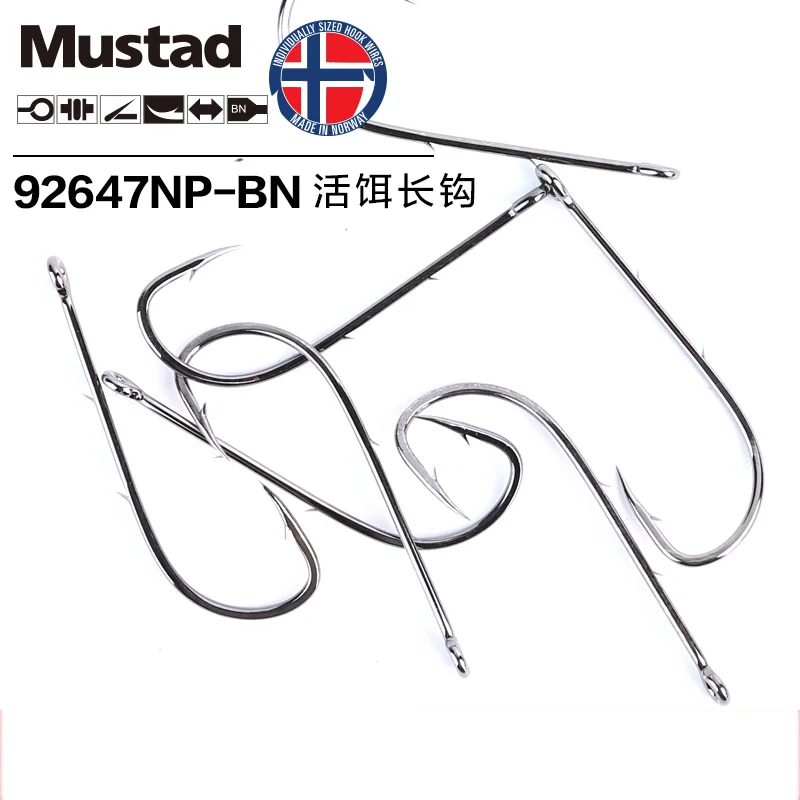 1 упак./лот крючки mustad для Live катушек спининга с 92647-bn# двойной спину, крючки, станок и червь колючая крючки PESCA Рыбная ловля рыбы аксессуары