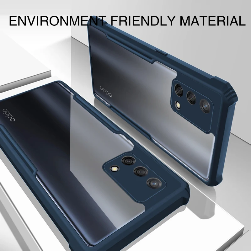 Rzants For OPPO A74 A94 A93 A54 OPPO F19 Pro Reno 5F  Reno5 Lite Phone Case Soft Hybrid  Slim Cover Double Casing
