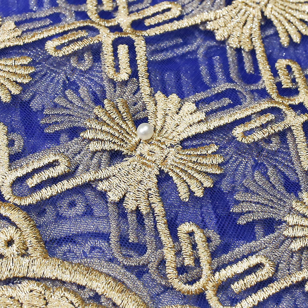 bazin riche brocade 2021new design fabric tissu african lace with embroidery and stones guinea | Дом и сад