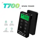 Блок питания для тату T700 с сенсорным экраном, интеллектуальная скамья, цифровой ЖК-дисплей, Двойные входы для макияжа, тату, зажатое оборудование