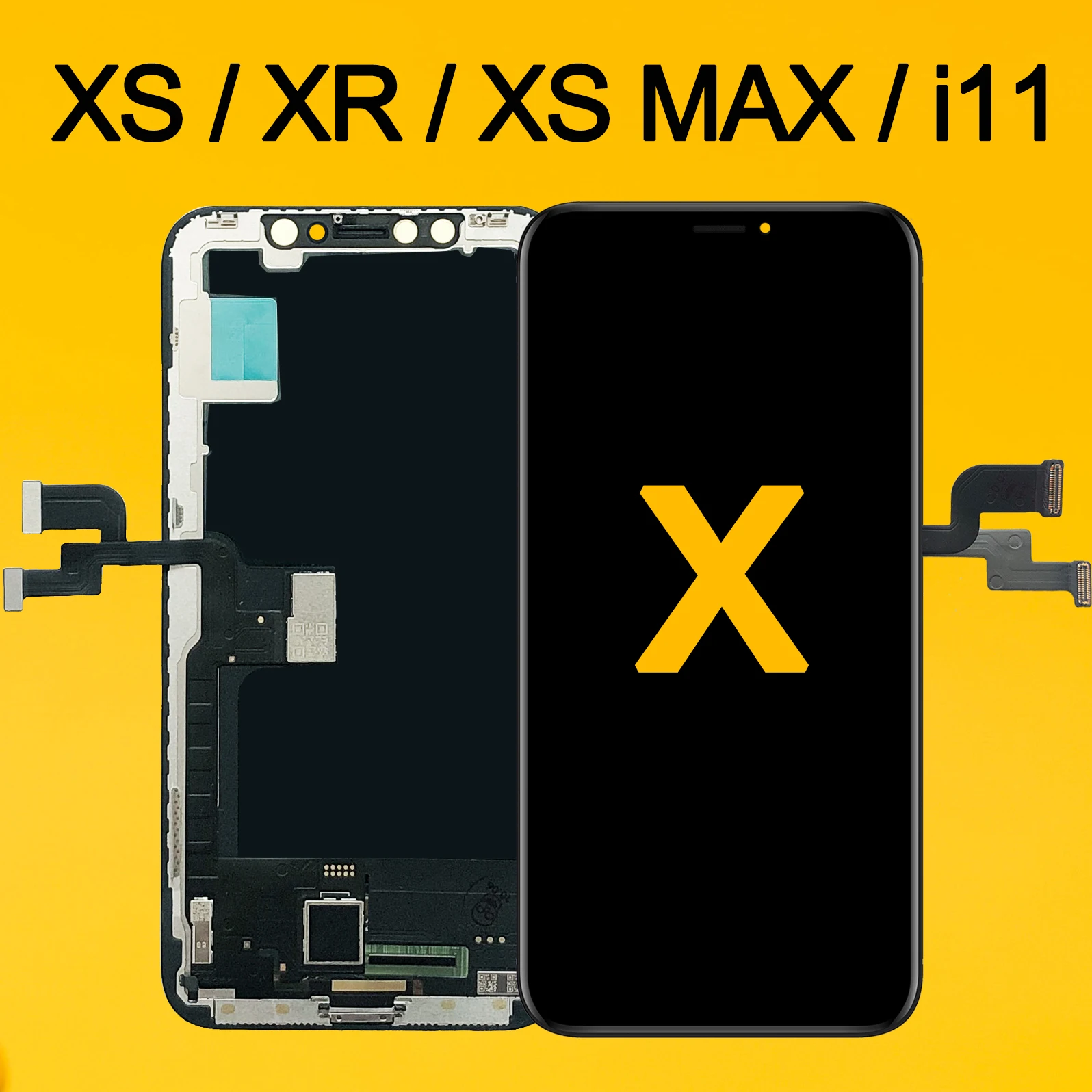 

ЖК-дисплей AAA для iPhone X OLED для IPhone XS XR MAX Inell LCD 11, сенсорный экран с дигитайзером, запасные части в сборе, OEM OLED