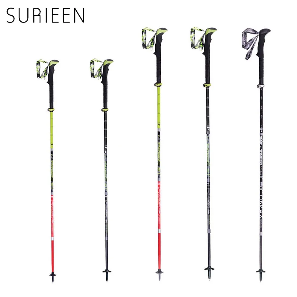 Штанга Складная Ультралегкая из углеродного волокна альпеншток для трекинга 5
