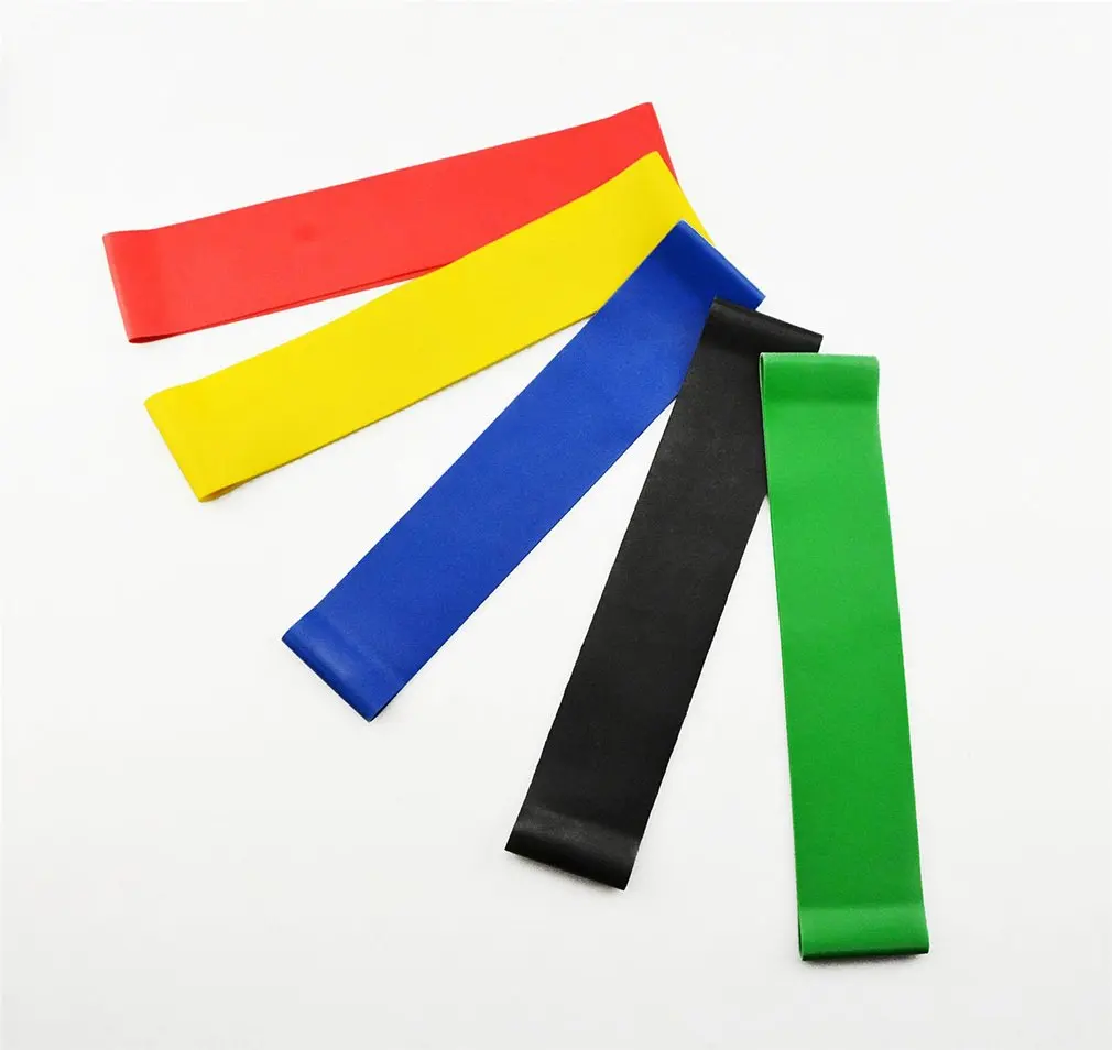 5 шт./компл. Эспандеры с различными уровнями сопротивления ленты для йоги