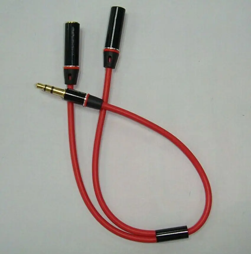 3 5 мм аудио удлинитель для наушников кабель папа 2 порта Женский микрофон Y