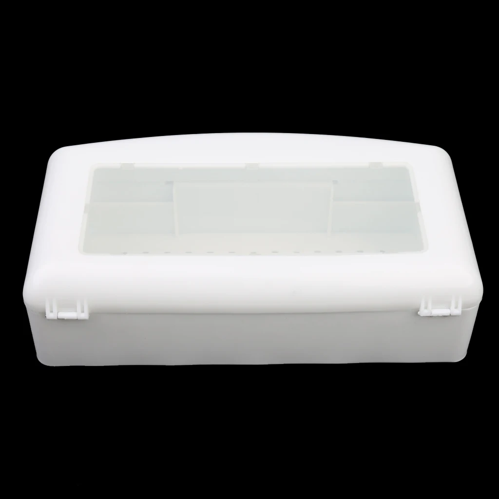 

Nail Art Sterilizing Tray Box Implement Salon Case Manicure Pedicure Tool