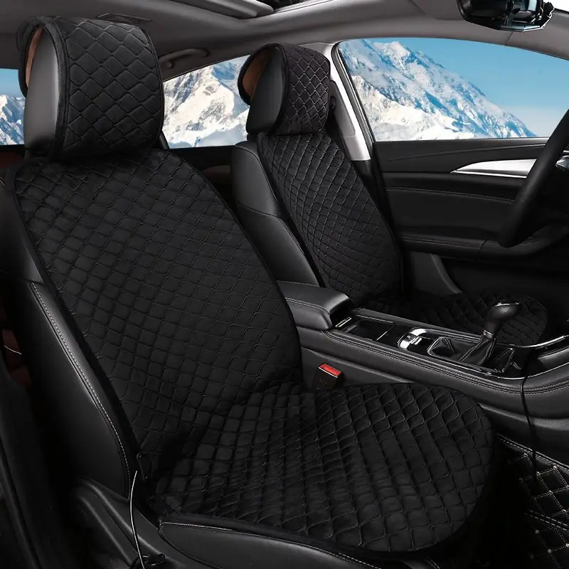 1X Version A Black 12 В электрическое автомобильное сиденье с подогревом, чехол для подушки, предупреждающий подогреватель сиденья, теплое зимнее домашнее сиденье с подогревом для подушки противоскользящая - Название цвета: 1X Version A Black