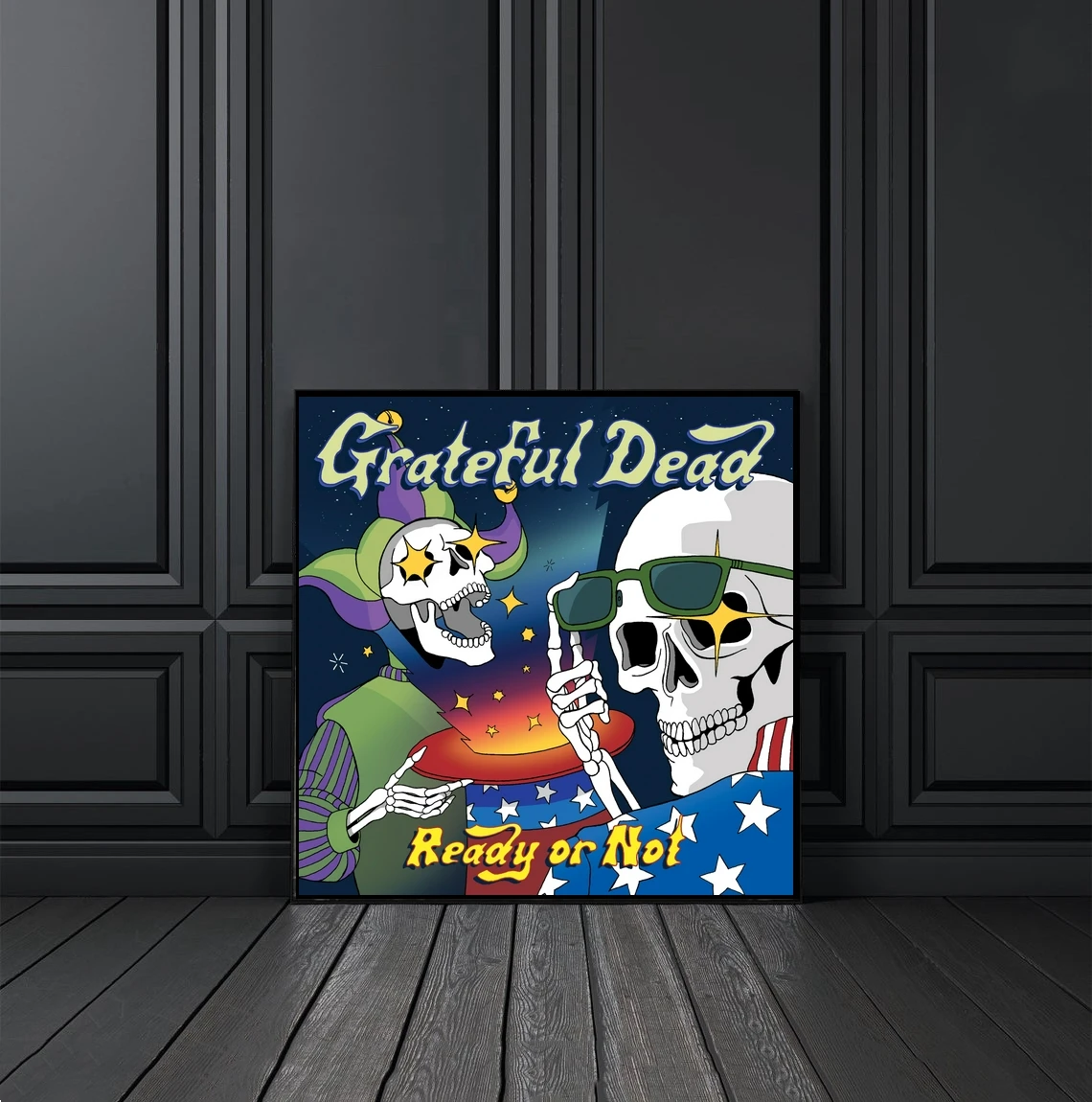 Постер с надписью «The Grateful Dead - Ready Or Not»