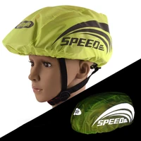 bike helmet waterproof cover cycling mtb road bike helmet reflective strip rain cover oxford cloth protection cover