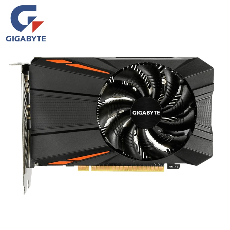 GIGABYTE GTX 1050Ti 4 Гб GPU видеокарта 128 бит для nVIDIA видеокарты Geforce GTX 1050 Ti Hdmi VGA видеокарты карта GDDR5 б/у