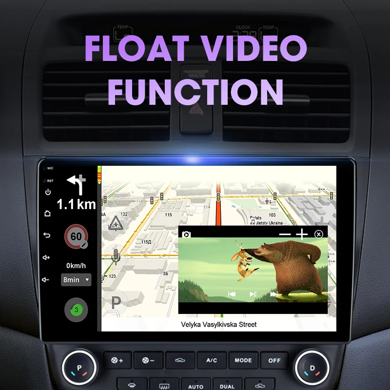 Автомагнитола 2 Din мультимедийный видеоплеер на Android 9 0 10 дюймов стерео для Honda Accord