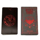 78 карт гадания, оккультная Таро, набор палуб, карточка с изображением оркула, семейные праздничные игральные карты, соломоновая древняя волшебная игрушка