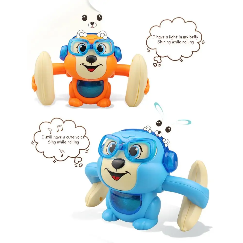

Baby Toys Electric Tumbling Monkey Lighting Sound Control Induction Toys Early Educational Toys For Children Gifts