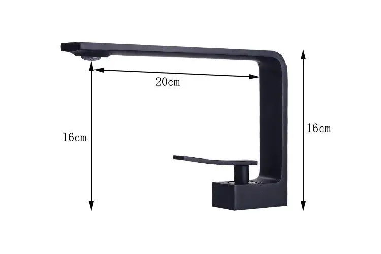 POIQIHY черный смеситель для раковины на бортике белый современный кран для умывальника с одной ручкой с одним отверстием для ванной комнаты Смеситель для холодной и горячей воды