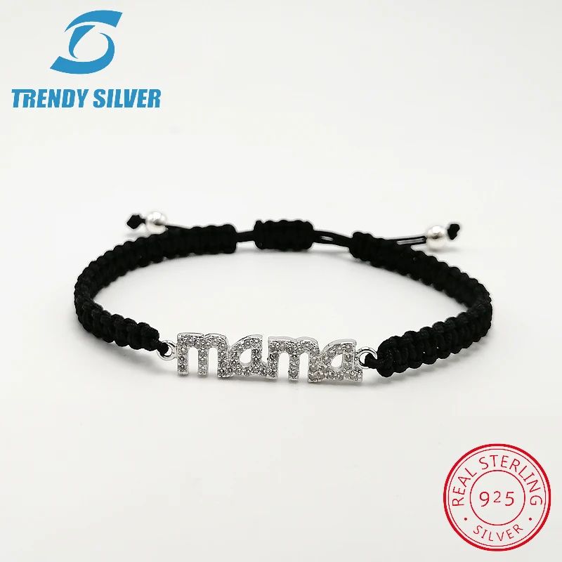 Ручная работа макраме thread.br acelet подарок для девочки женщины 925 пробы серебро