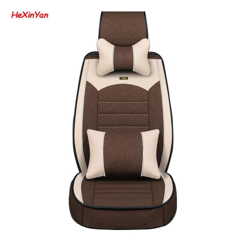 

HeXinYan Universal Flax Car Seat Covers for Lexus all model LX570 ct200h nx lx470 gx470 ES IS RX GX GTH auto styling accessories