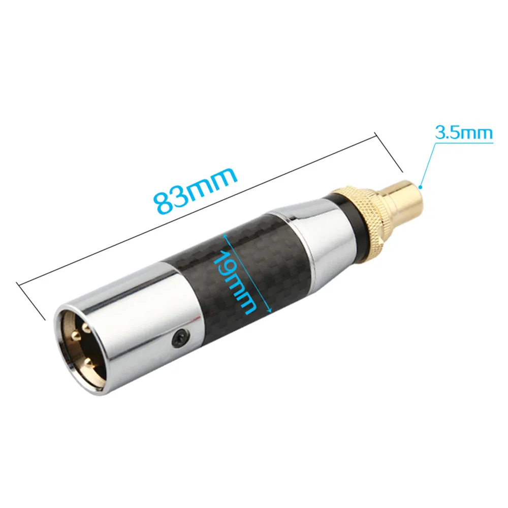 RCA XLR штекер гнездо аудио адаптер сделай сам высококачественный 3Pin динамик разъем