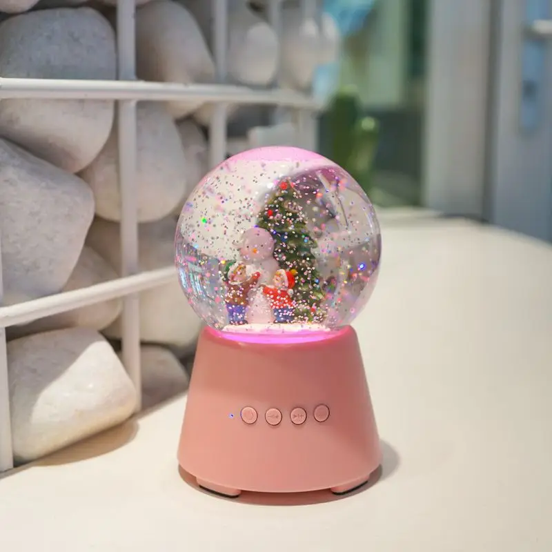 

Christmas snowman flash powder wireless card Bluetooth speaker HXWW501E