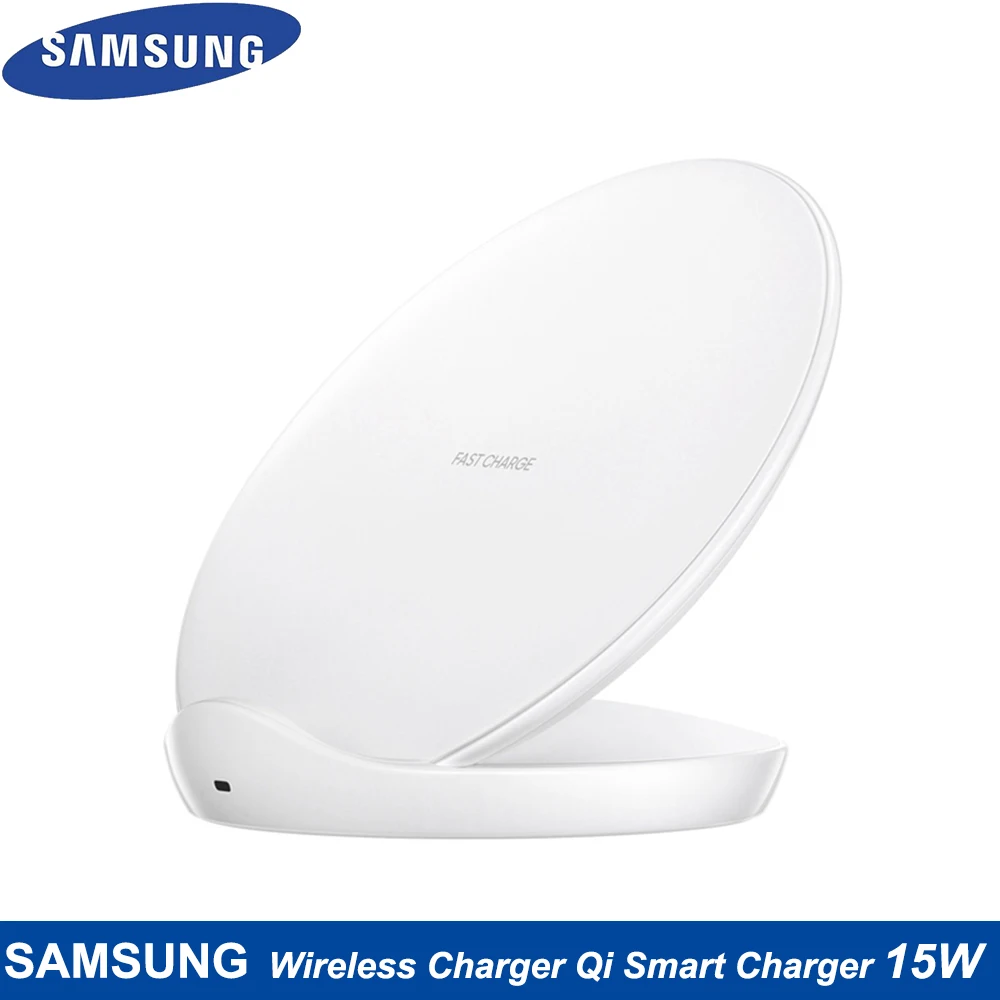 Оригинальное Быстрое беспроводное зарядное устройство Samsung Qi Smart Quick Charge для iPhone X