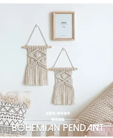 leaf tassel iron ring hand woven tapestry dream catcher pendant wall hanging stall popular product