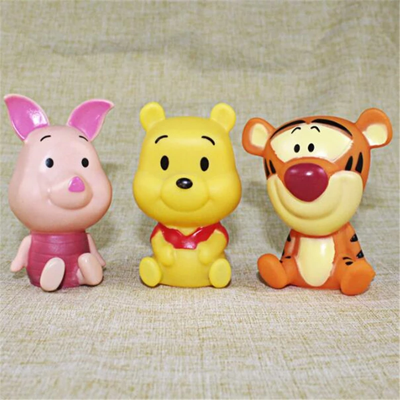 Винни-Пух виниловые фигурки украшения для торта диснеевские животные Мультяшные