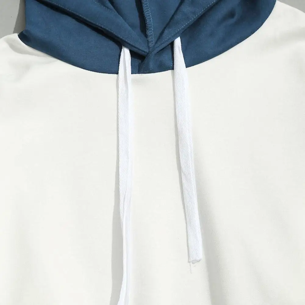 

SIDDONS 2020 hooded shirt sweatshirt brand men's casual patchwork stitching parallel bars slim hoodie jacket hip hop headscarf