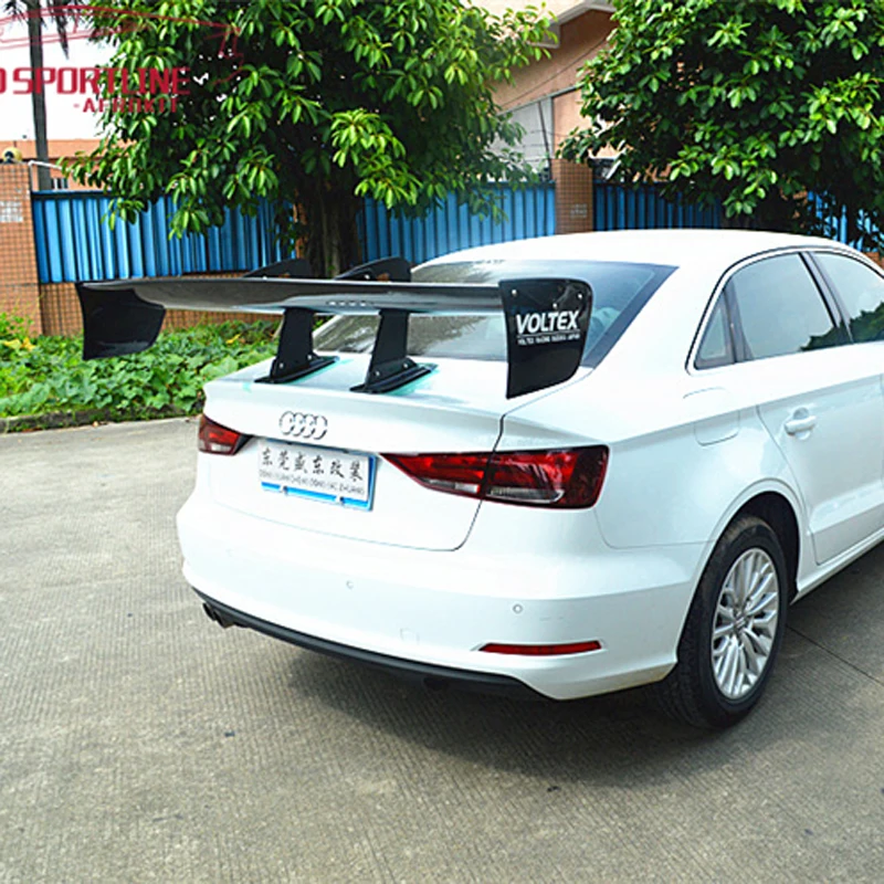 A3 S3 8V углеродное волокно задний багажник спойлер крыло для Audi седан 2014 2019 GT