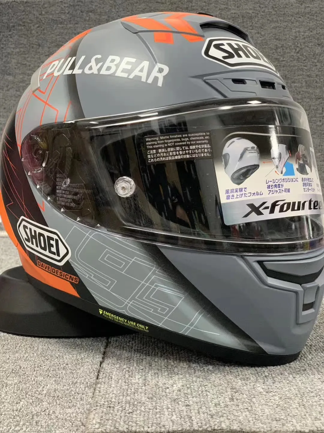 Полнолицевой мотоциклетный шлем X14 93 Marquez black concept 2 0 противотуманный козырек для