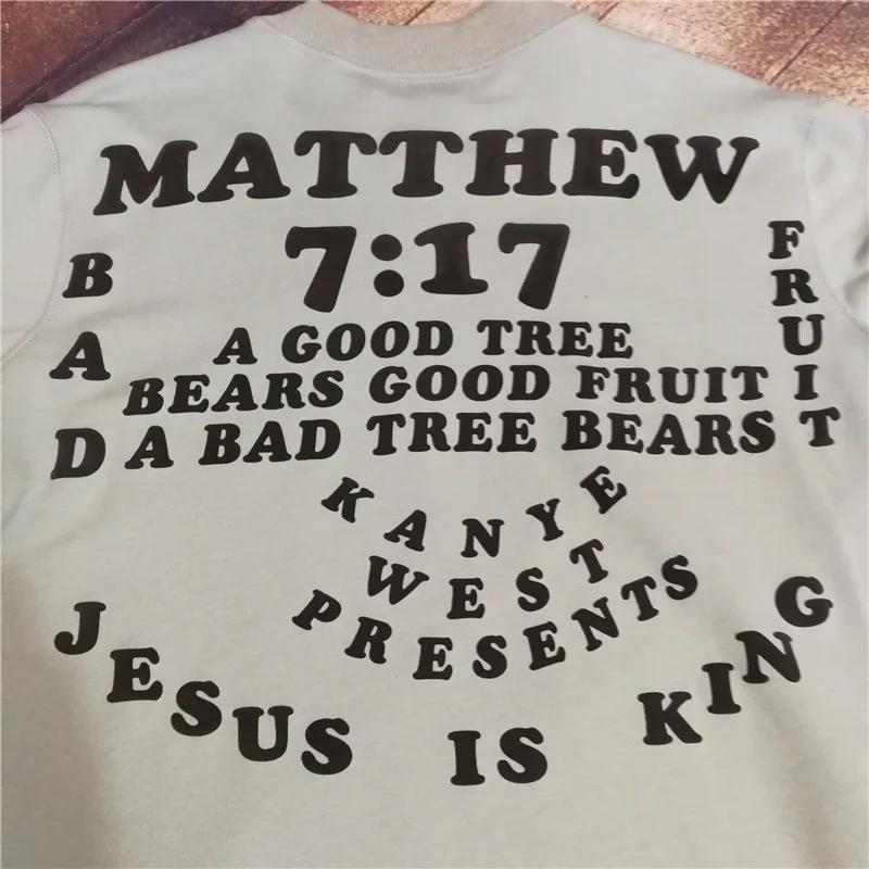 

19ss new Jesus Is King hoodies 3D Digital Printing Sunday Service Sweatshirts Streetwear Hip Hop loose Kanye West Pullover