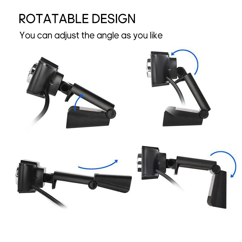 1080P/720P веб камера высокой четкости с микрофоном USB Веб компьютер ПК s для видео