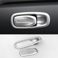 for volvo xc60 2018 2019 car copilot glove box door bowl handle cover trim abs matte auto interior accessories styling 2pcs