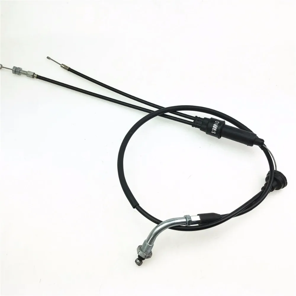 

150cc 200cc 250cc cg Motorcycle dual throttle cable 1100mm accelerating accelerate pump carburetor use elbow head free shipping