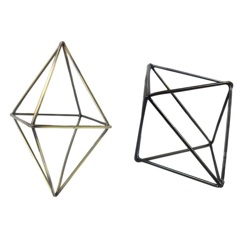 Отдельно Висячие плантаторы геометрические качели кованого железа Tillandsia