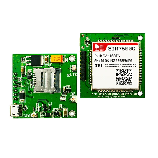 Without Antenna SIM7600G breakout, комплекты mini SIM7600G CAT1, плата модуля SIM7600G - Цвет: Without Antenna