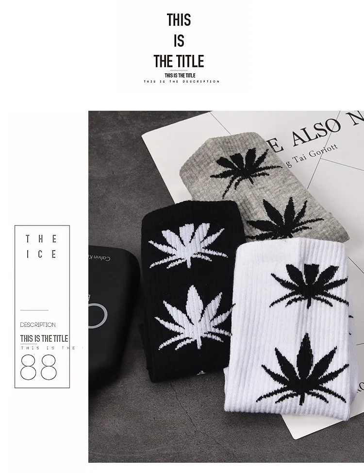 

2020 new arrival high tube socks Korean version popular logo harajuku street skateboard sports hemp socks
