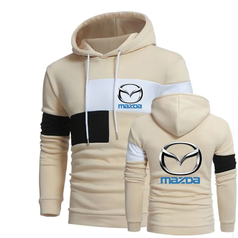 

2020 spring and autumn new Mazda car custom logo men's Hoodie Sweatshirt printed casual Top Men's cotton soft sweater