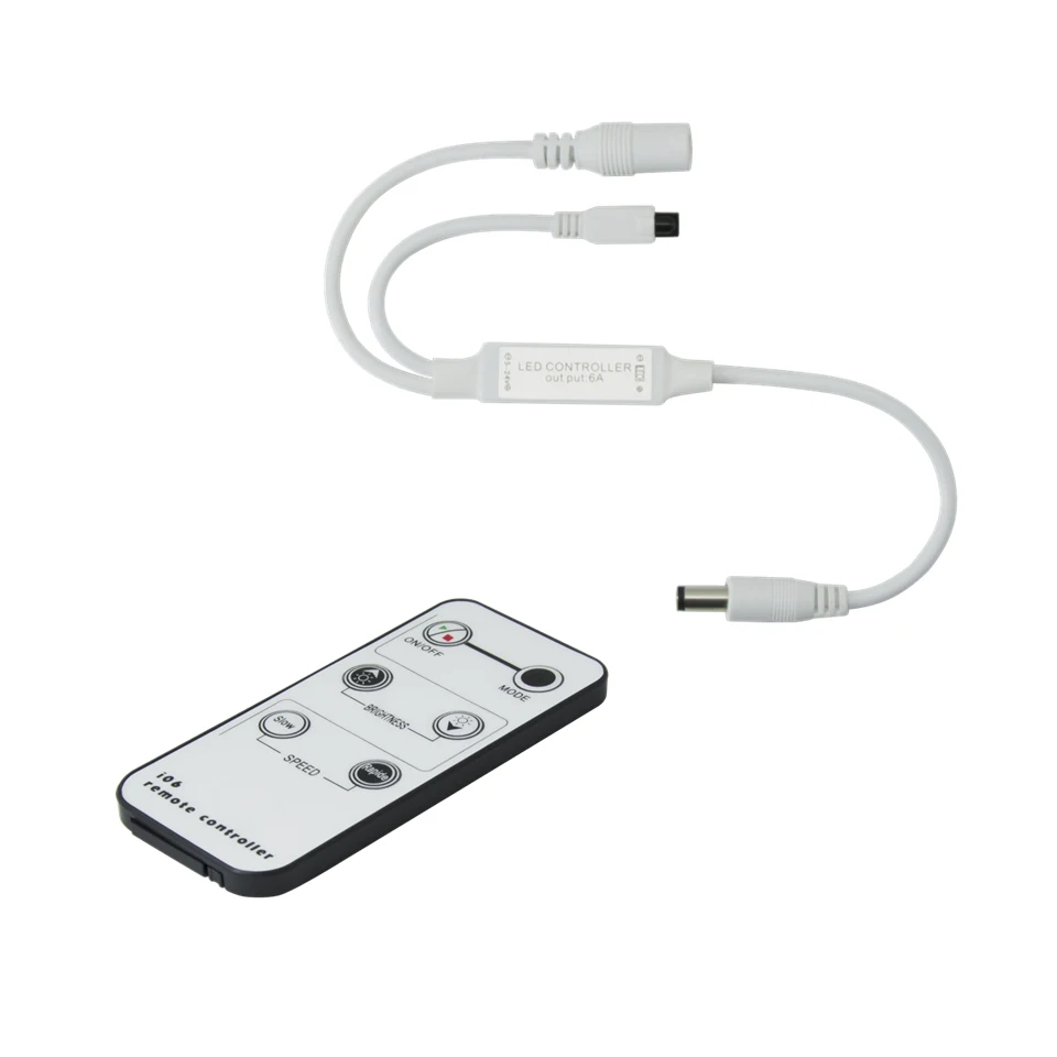 Мини пульт дистанционного управления диммер для одноцветной светодиодной