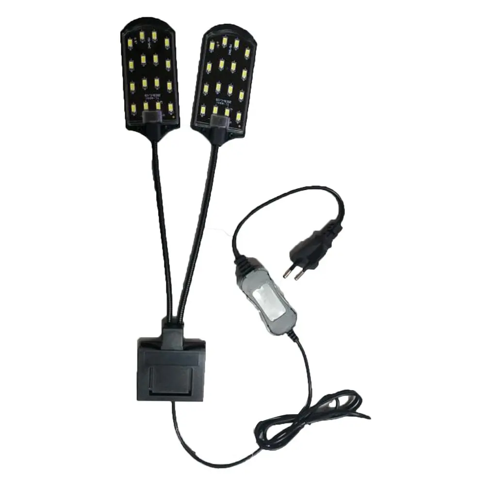 

Высокомощная двойная головка воды LED светодиодные лампы освещения травы 5730 фасоли светодиодный клип на Зажимная лампа для небольших аквари...