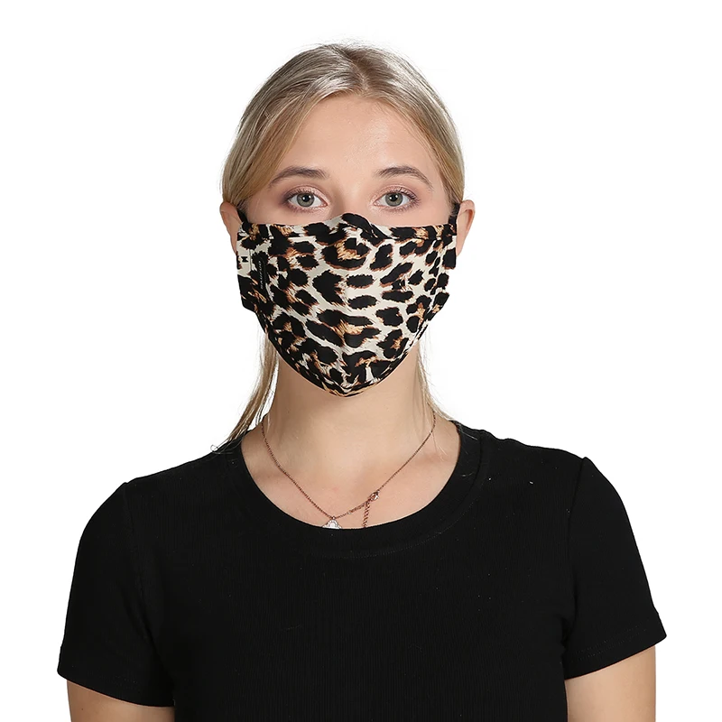 Модный многоразовый защитный фильтр PM2.5 с леопардовым принтом | Дом и сад