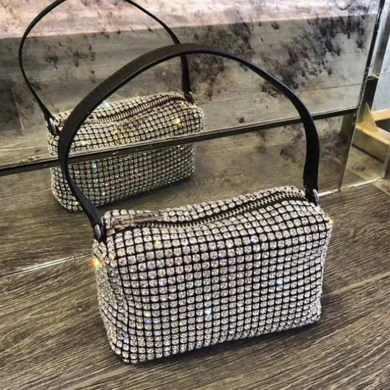 

Hobo Bag Women Handbag Clutch Fashion Vintage Shoudler Handbag Hobos Messenger Handbag Lady Shiny Hobo