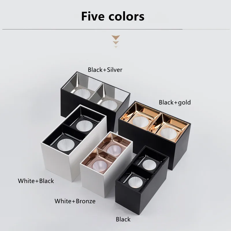 Квадратный светодиодный потолочный светильник с поверхностным креплением 20 Вт 24