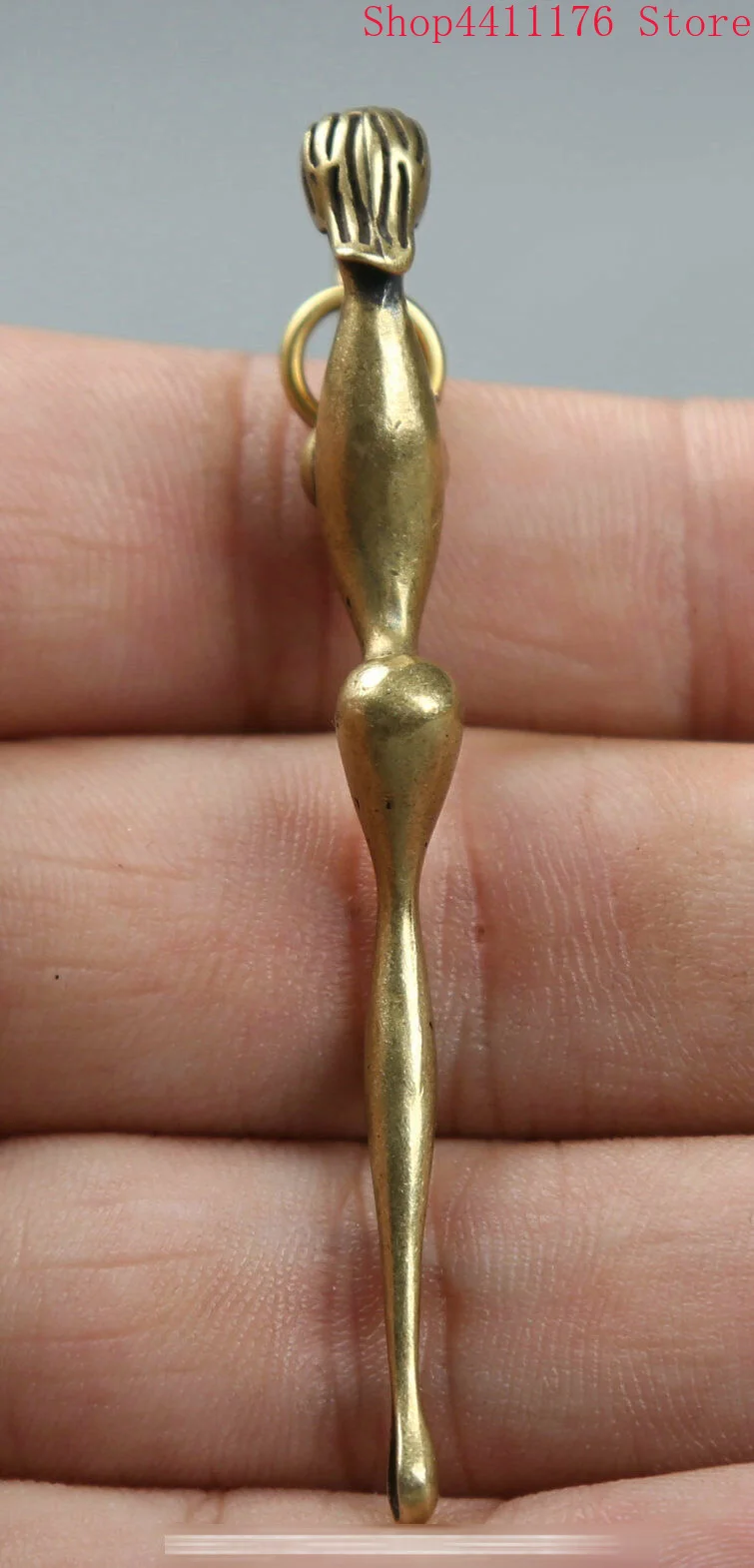 Собирайте маленькие сувениры китайские бронзовые красивые женские ушные кулоны