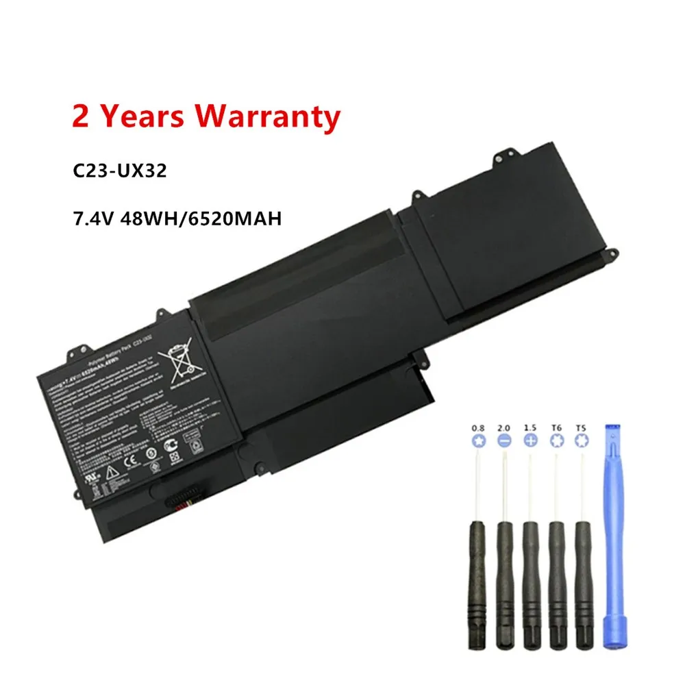 Аккумулятор для ноутбука ASUS VivoBook U38N 7 4 В 6520 мАч ZenBook UX32 UX32A UX32VD UX32LA UX32LA|Аккумуляторы