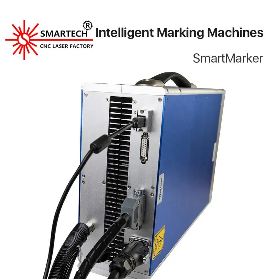 Интеллектуальная маркировочная машина цена 20 Вт 30 умный волоконный лазерный